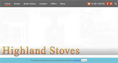 Desktop Screenshot of highlandstoves.com